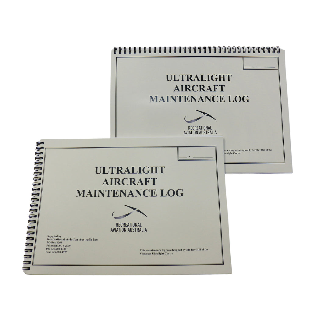 RAAus Ultralight Aircraft Maintenance Log image 0
