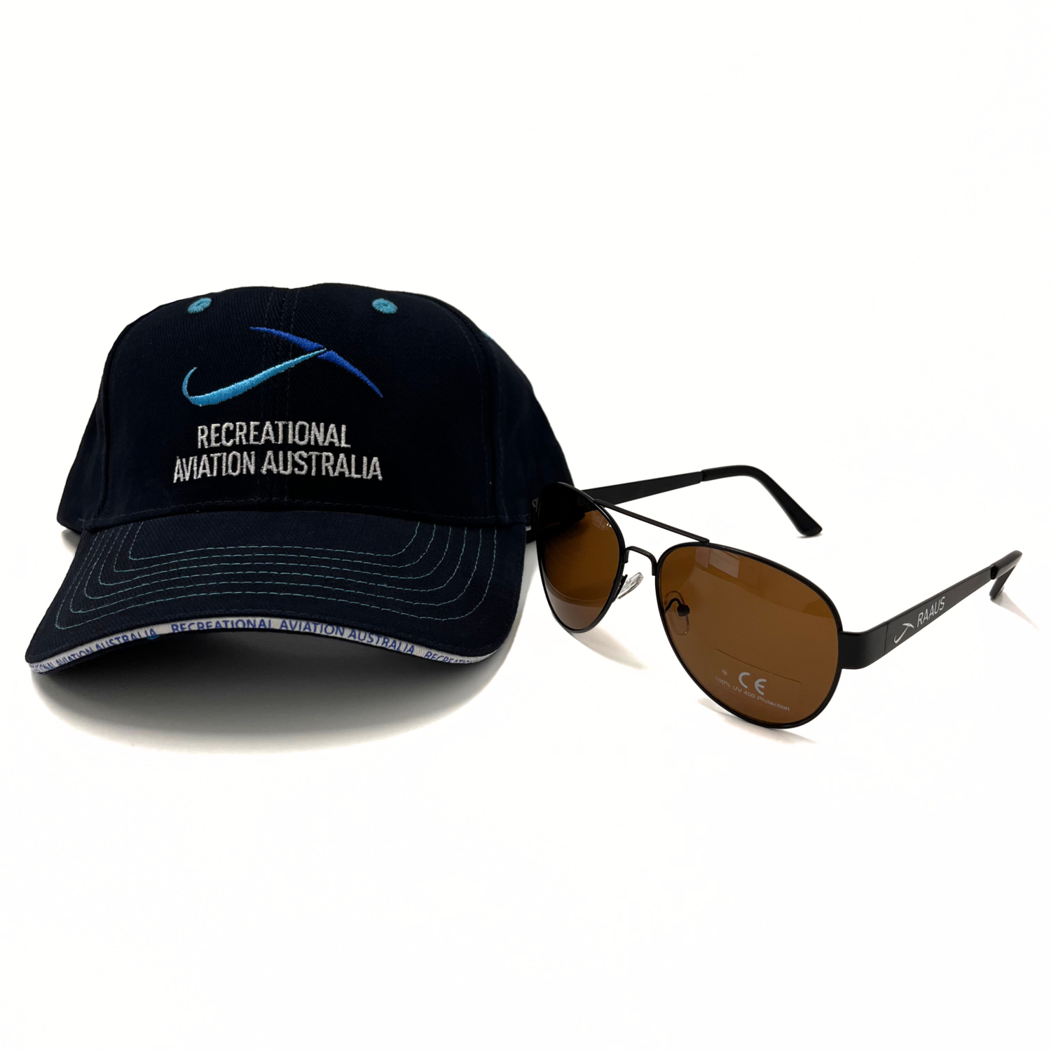 Baseball Cap and Aviator Sunglasses Combo image 0
