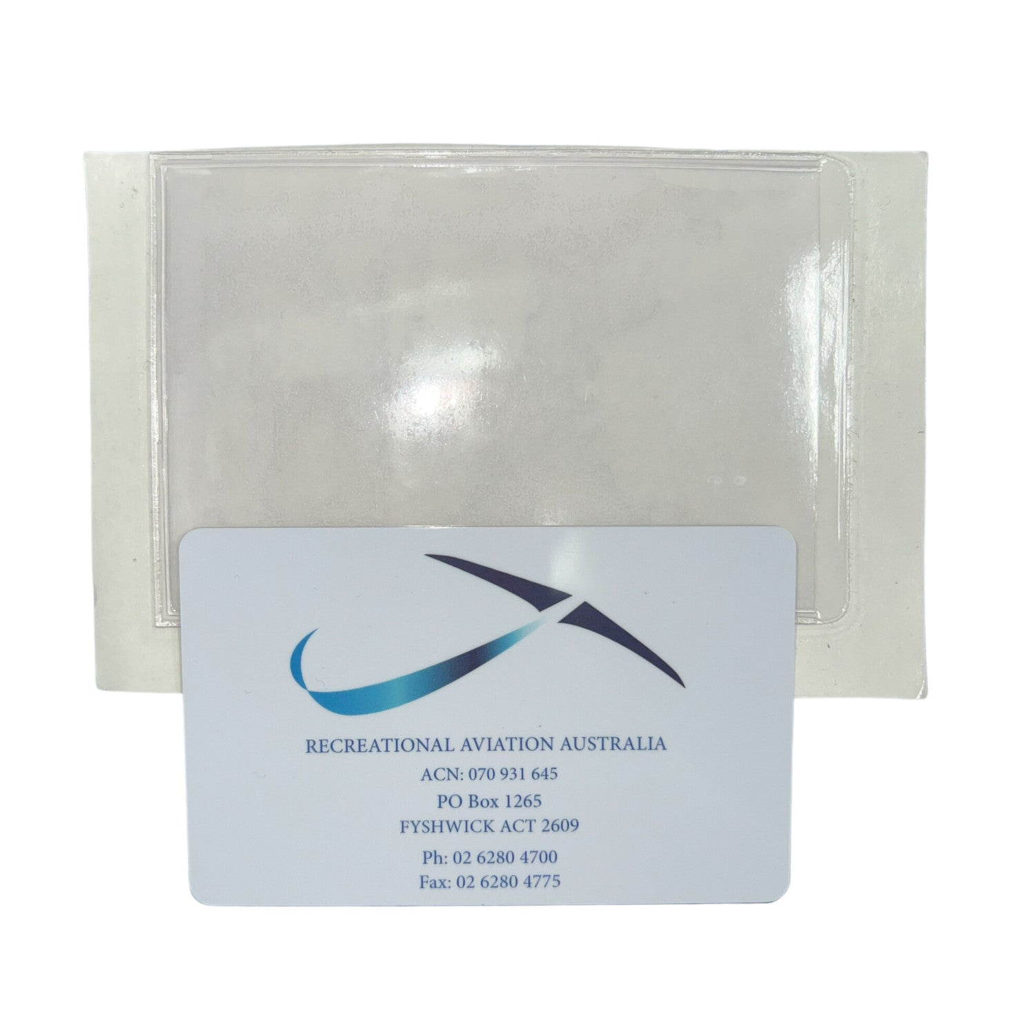 Aircraft Registration Card and Holder image 0