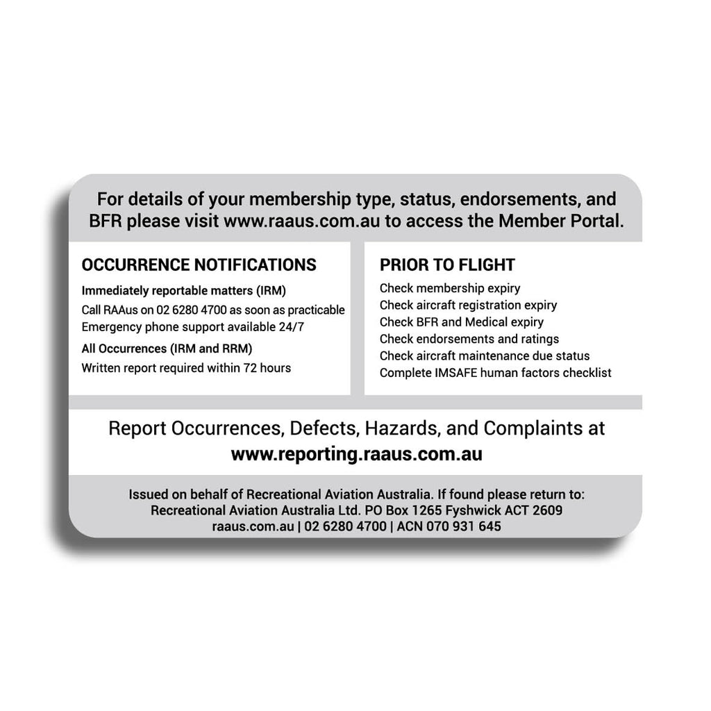 Replacement Membership Card image 1