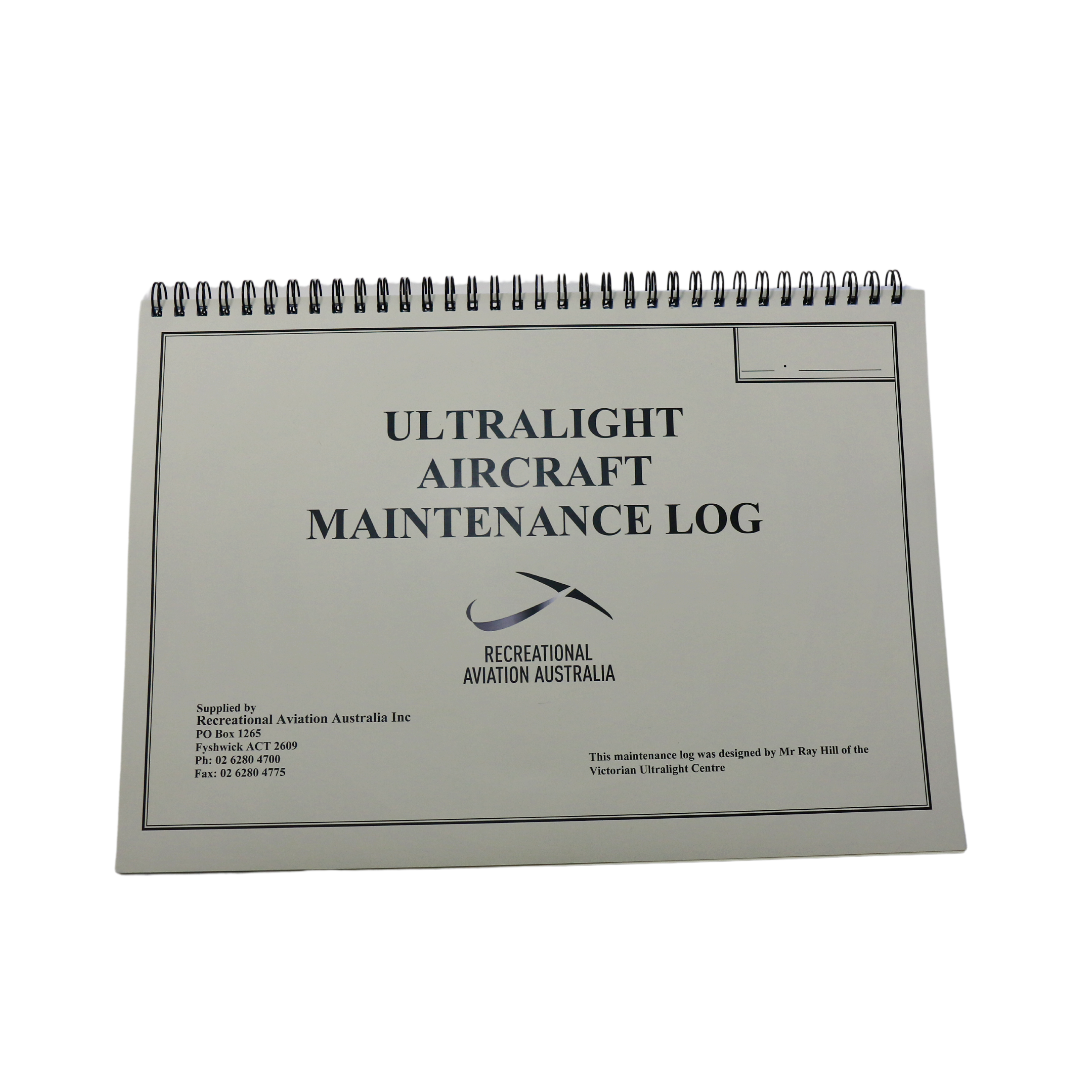 RAAus Ultralight Aircraft Maintenance Log - Top image